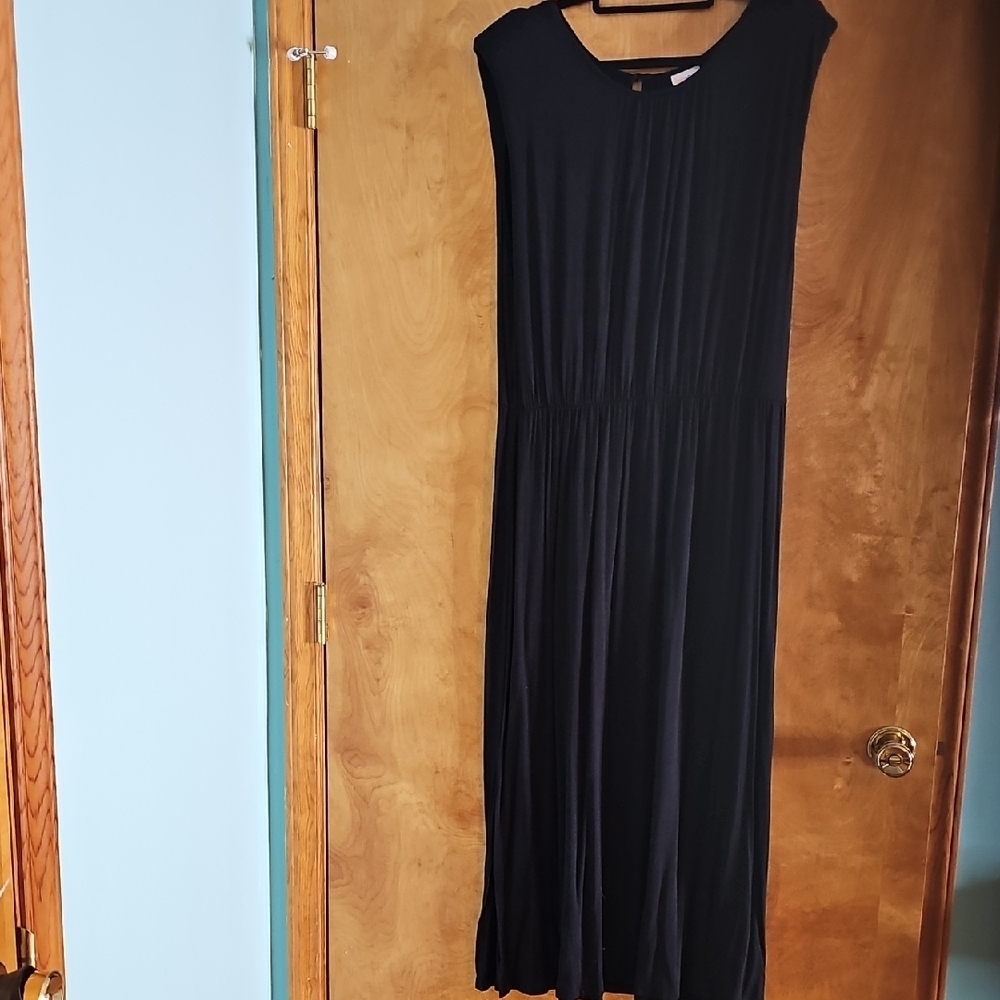 LuLaRoe Black Sleeveless Maxi Dress